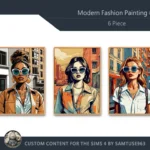 Modern Fashion Painting #3 Sellable Extra A Samtuse963