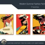 Modern Summer Fashion Painting #2 Sellable Extra A Samtuse963