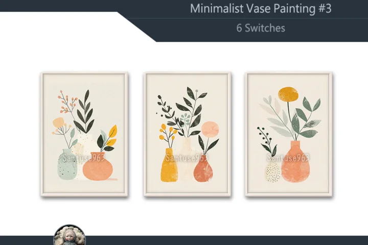 Minimalist Vase Painting #3 Sellable Extra A Samtuse963