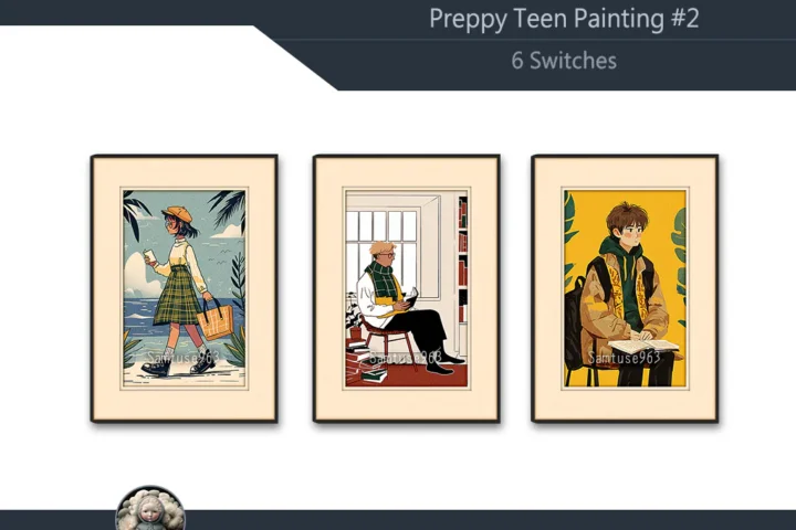 Preppy Teen Painting #2 Sellable Extra A Samtuse963