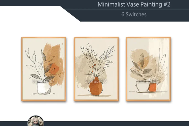 Minimalist Vase Painting #2 Sellable Extra A Samtuse963