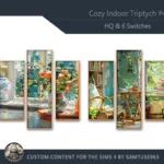 HQ Cozy Indoor Triptych #4 Sellable Extra B Samtuse963
