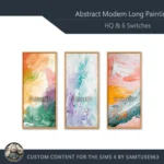HQ Abstract Modern Long Painting #6 Sellable Samtuse963