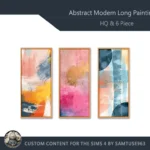 HQ Abstract Modern Long Painting #5 Sellable Samtuse963