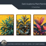 Dark Academia Plant Painting #2 Sellable Extra A Samtuse963