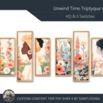 HQ Unwind Time Triptych #6 Sellable Extra B Samtuse963