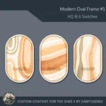 HQ Modern Oval Frame #1 Sellable Samtuse963