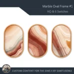 HQ Marble Oval Frame #1 Sellable Samtuse963