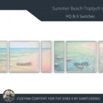 HQ Summer Beach Triptych #1 Sellable Extra E Samtuse963