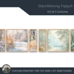 HQ Silent Morning Triptych #2 Sellable Extra E Samtuse963