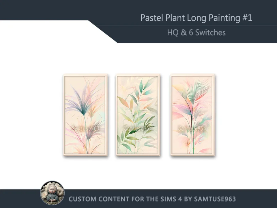 HQ Pastel Plant Long Painting #1 Sellable Extra D Samtuse963