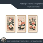 HQ Nostalgic Flower Long Painting #1 Sellable Extra D Samtuse963