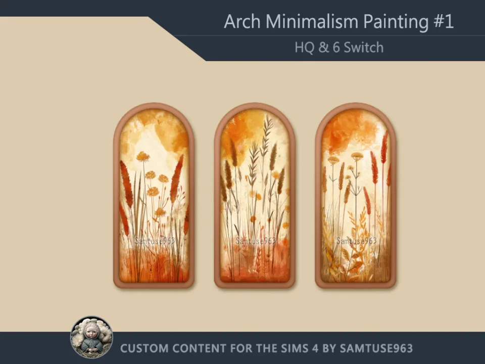 HQ Arch Minimalism Painting #1 Sellable Samtuse963