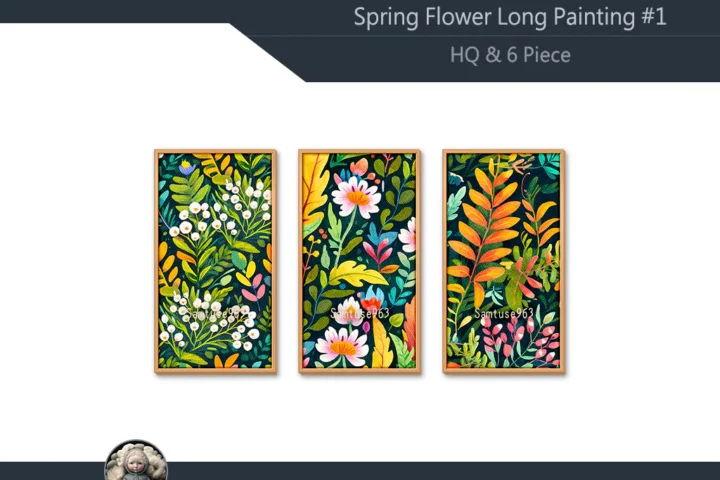 HQ Spring Flower Long Painting #1 Sellable Extra D Samtuse963