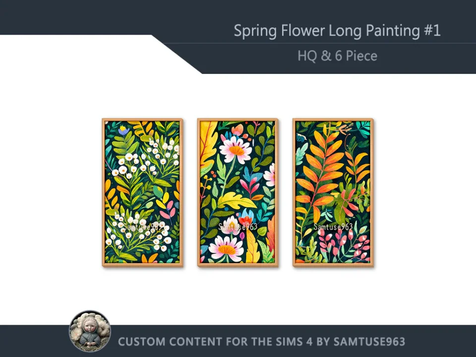 HQ Spring Flower Long Painting #1 Sellable Extra D Samtuse963