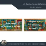 HQ Life Caption Horizontal Painting #1 Sellable Samtuse963