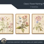 Classic Flower Painting #5 Sellable Extra A Samtuse963