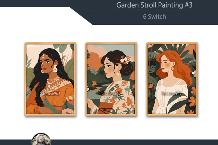 Garden Stroll Painting #3 Sellable Extra A Samtuse963