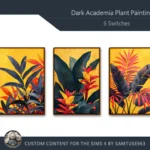 Dark Academia Plant Painting #1 Sellable Extra A Samtuse963
