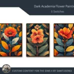 Dark Academia Flower Painting #1 Sellable Extra A Samtuse963