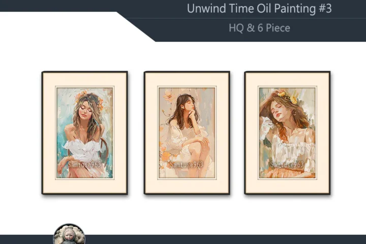 HQ Unwind Time Oil Painting #3 Sellable Extra A Samtuse963