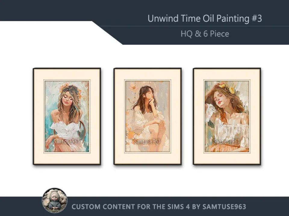HQ Unwind Time Oil Painting #3 Sellable Extra A Samtuse963
