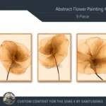 Abstract Flower Painting #6 Sellable Extra A Samtuse963