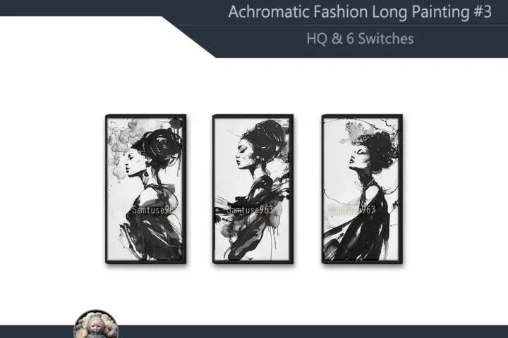 HQ Achromatic Fashion Long Painting #3 Sellable Extra D Samtuse963