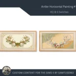 HQ Antler Horizontal Painting #1 Sellable Samtuse963