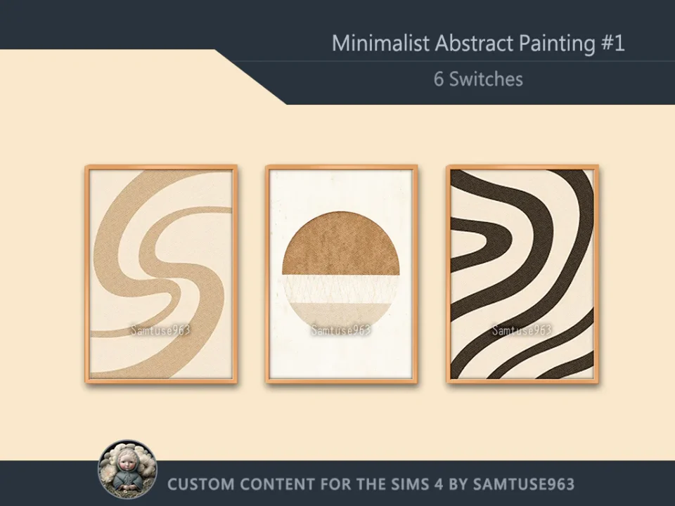 Minimalist Abstract Painting #1 Sellable Extra A Samtuse963