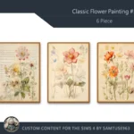 Classic Flower Painting #3 Sellable Extra A Samtuse963