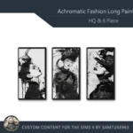 HQ Achromatic Fashion Long Painting #2 Extra D Samtuse963