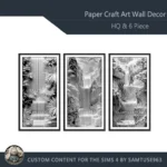 HQ Paper Craft Art Wall Decor #1 Sellable Extra D Samtuse963
