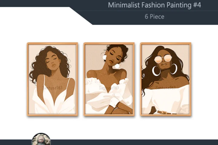Minimalist Fashion Painting #4 Sellable Extra A Samtuse963