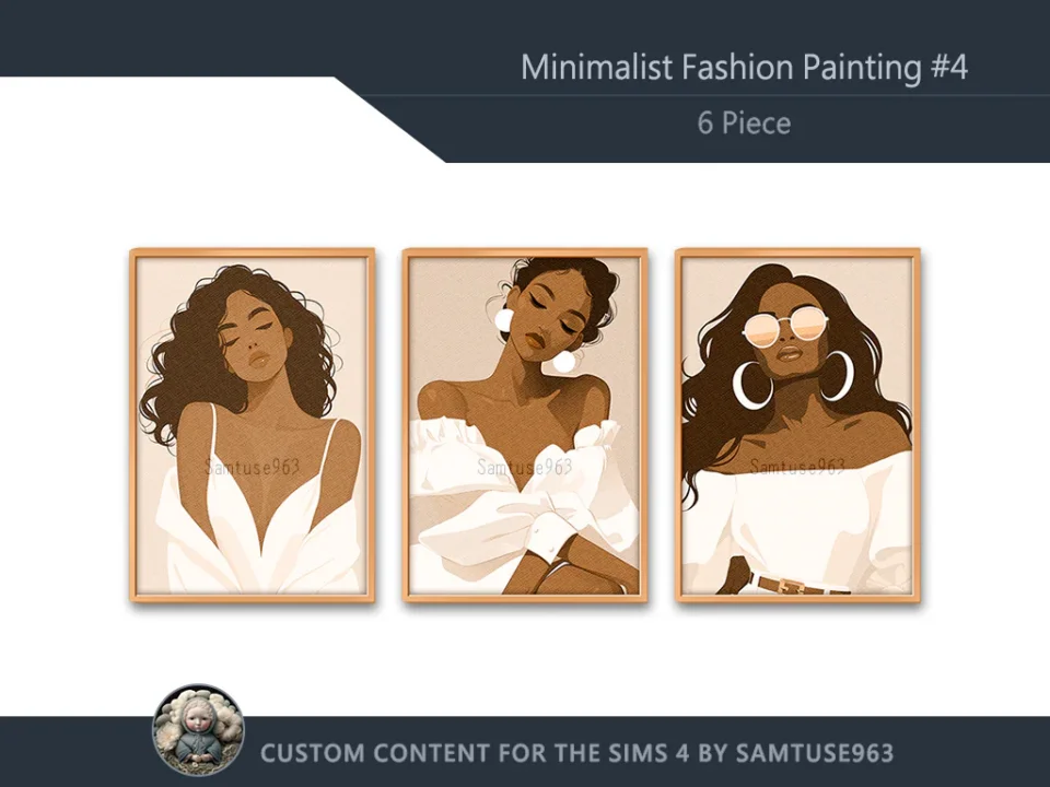 Minimalist Fashion Painting #4 Sellable Extra A Samtuse963