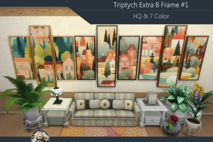 HQ Triptych Extra B Frame #1 Samtuse963