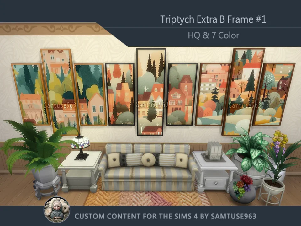 HQ Triptych Extra B Frame #1 Samtuse963