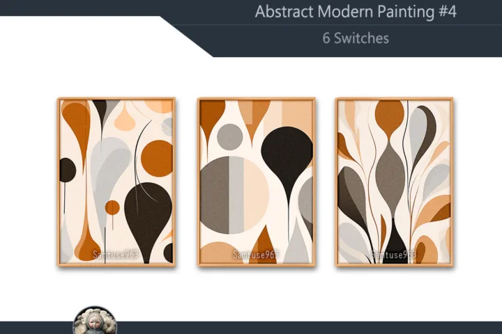 Abstract Modern Painting #4 Sellable Extra A Samtuse963
