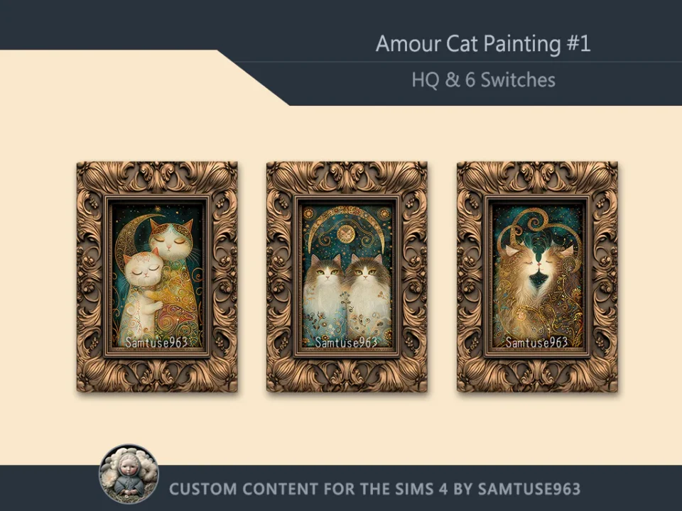 HQ Amour Cat Painting #1 Sellable Samtuse963