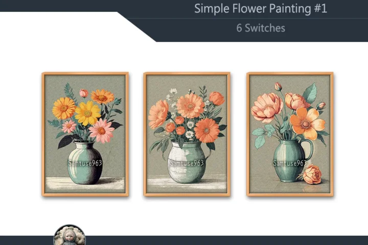 Still Life Color Sketch Painting #1 Sellable Extra A Samtuse963