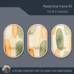HQ Pastel Oval Frame #2 Samtuse963