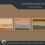 HQ Line Oil Mini Painting Two #1 Extra H Samtuse963