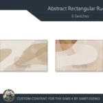 Abstract Rectangular Dance Rug #6 Samtuse963