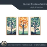 HQ Abstract Tree Long Painting #1 Sellable Extra D Samtuse963