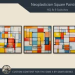 HQ Neoplasticism Square Painting #2 Sellable Extra C Samtuse963