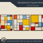 HQ Neoplasticism Square Painting #1 Sellable Extra C Samtuse963
