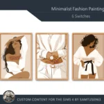 Minimalist Fashion Painting #5 Extra A Samtuse963