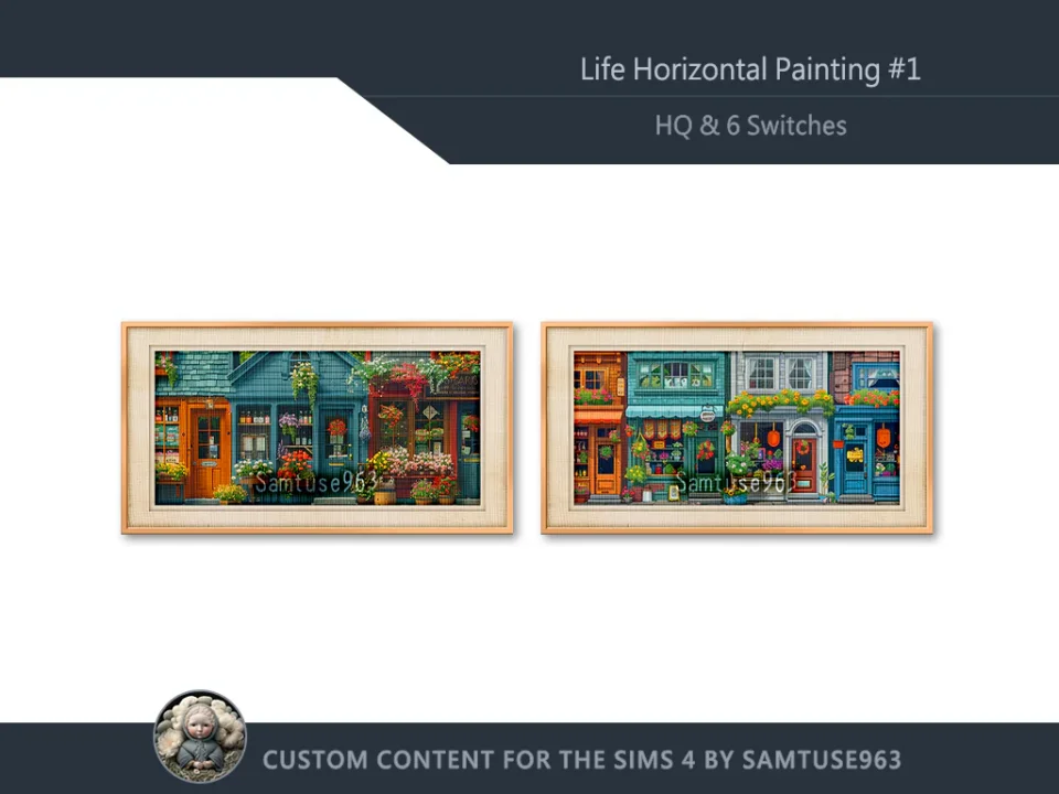 HQ Life Horizontal Painting #1 Sellable Samtuse963