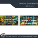 HQ Life Caption Horizontal Painting #1 Sellable Samtuse963