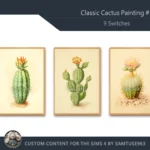 Classic Cactus Painting #3 Sellable Extra A Samtuse963